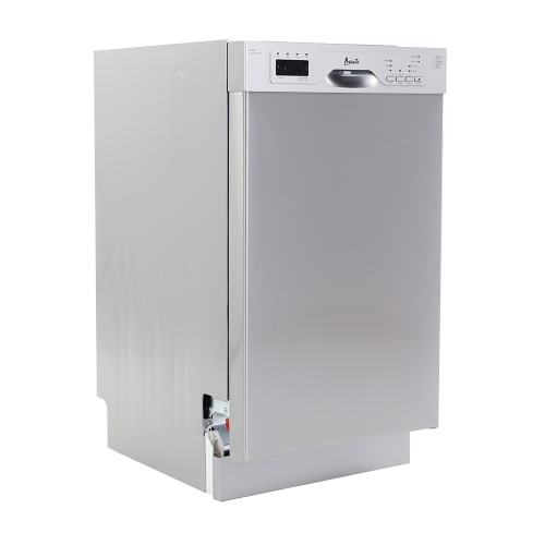 Avanti 18" Built In Dishwasher, Stainless Steel